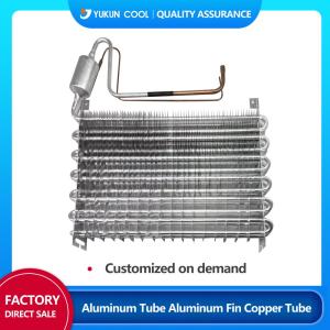 Long Size Commercial Cooler Finned Evaporator