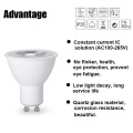 Dimmable GU10 led bulb No flicker AC220V 5W COB Super Bright Spotlight Home Ceiling Fans Replace 50W Halogen Lamps