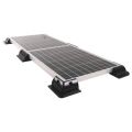 4Pcs ABS Edges Solar Panel Mounting Brackets Black White Corner Set Kit For Yacht/Solar Panel for RV, Caravan, Yacht, Motorhome