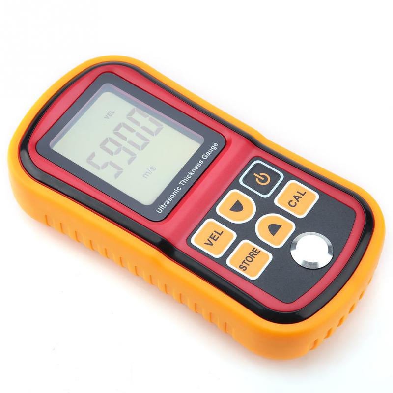 GM100 Thickness Gauge Tester Ultrasonic Thickness Gauge 1.2-220mm Steel Width Testing Monitor Width Measuring Instrument