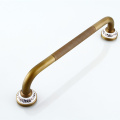 Antique Grab Bars Bathroom Wall-mount Safety Assist Handle Towel Rack Bathtub Handrail Brass Anti-slip Elderly Armrest Hardware