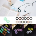 10Pcs contact lens L+R cases Storage Holder Soaking Container Travel Accessaries