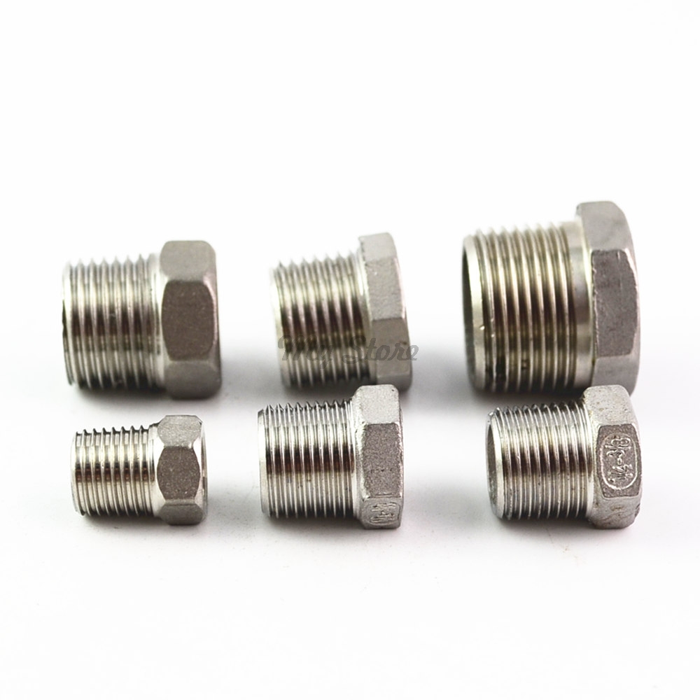 304 stainless steel make up Adapter fitting pipe fittings 1/4'' 1/2'' DN8 DN10 DN15 DN20