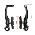 Taiwan PROMAX V Brake Shoes Set KAPA Brake Lever 22.2mm Handle Caliper Kit Titanium Aluminium Alloy Mountain Bike Parts Bicycle