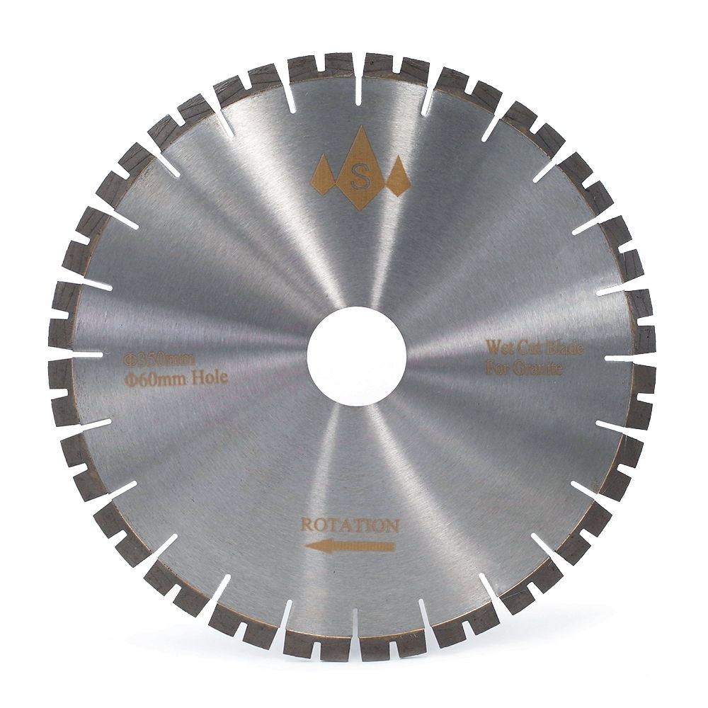 RIJILEI 350MM Silent Diamond Granite Saw Blade Profession Cutter Blade For Granite Stone Cutting Circular Cutting Tools SH350G