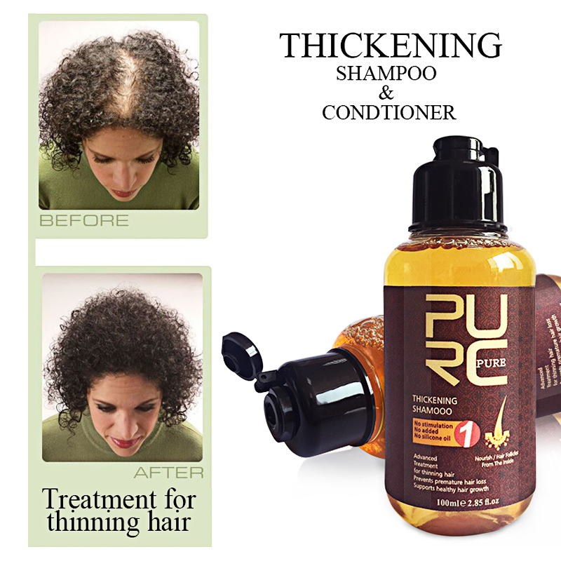 PURC Hot Sale Hair Loss Set Thickening Shampoo & Hair Essence oil & Hair Growth Spray Hair Loss Treatment Help for Hair Growth