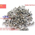 Stainless Steel Screws M2x6 ISO 14581 Flat Head Torx T6 Drive A2-70 Polished ROHS 100 pcs