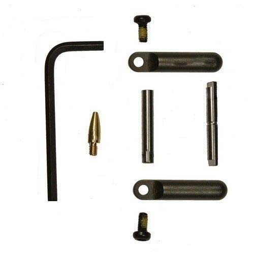 Magorui Gen 2 .154 Non-Rotating Anti-Walk Pins with Black Side Plates Trigger Hammer Pins AR15