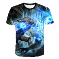 2019 New Summer Fashion Casual Mortal Kombat 11 T-Shirts Print Popular fighting game Mortal Kombat 11 Boys and girls t shirt