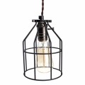 E27 Vintage Steel Bulb Guard Clamp On Metal Lamp Cage Retro Trouble Light Industrial Lamp Covers Lamp Shades Lanterns