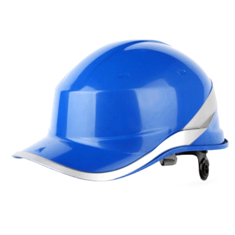 Safety Helmet Work ABS Protective Cap Adjustable Helmet with Phosphor Stripe Construction Site Insulating Protect Helmets