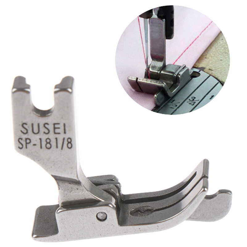 Metal Presser Foot SP-18 Industrial Sewing Machine Flat Car Moving Edge Single Needle Flat 1/4 1/8 3/8 1/16 3/16 5/16 1/32
