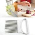 2020 Vegetable Fruit Beef Onion Slicer Cutting Holder Slicing Cutter Stainless Steel Meat Needle