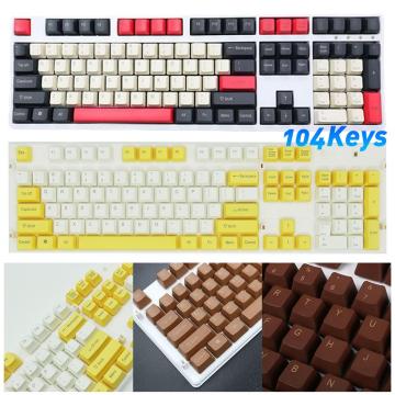 104 Keys PBT Assorted Color Universal Keycaps for Cherry MX Mechanical Keyboard 2020 new