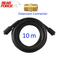 1/4" * 220bar 3200PSI * 10m 32ft High Pressure Washer Hose Cord Pipe Car Washer Water Cleaning Extension Hose Pipe M22-pin 14