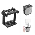 Andoer Metal Aluminum Camera Fitting Cage Compatible with Z CAM E2C with Cold Shoe Mount 1/4 Screw Shooting Accessories