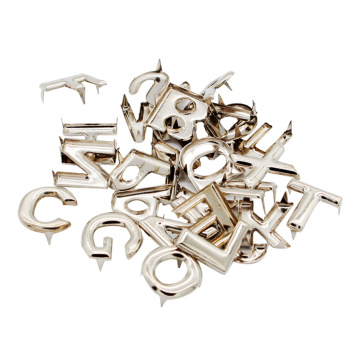 26 Pack Garment Rivet, English Letters A-Z Alloy Sewing Alphabets Claw Rivet for Clothes/Shoes and DIY Crafts Handmade Project