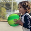 1PC 8.5 Inch Nonslip Rainbow Ball PVC Sports Play Ball Kickball Flapping Ball Children Toy for Indoor Outdoor Playground