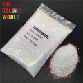 TCR321 White Iridescent Rainbow Hexagon Shape Nail Glitter Nail Art Decoration Body Glitter Eye Shadow Makeup Face Paint DIY