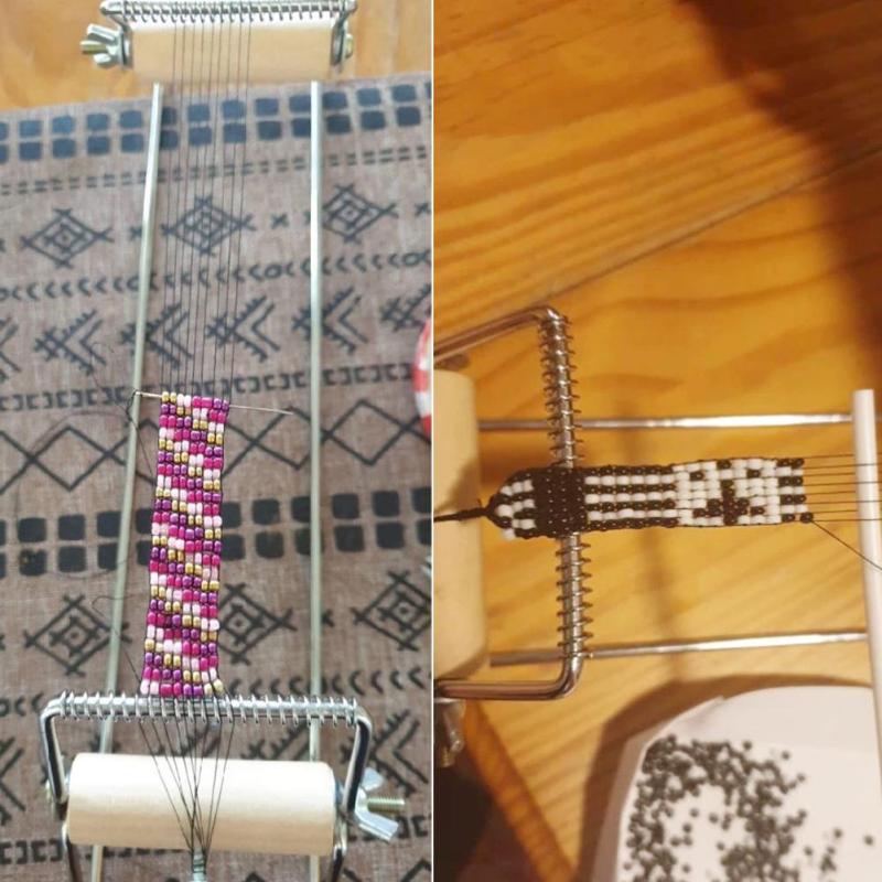 DIY Wood Weaving Beading Loom Kit Bracelet Jewelry Handmade Knitting Tool DIY Handmade Knitting Machine Best Gifts For Kids