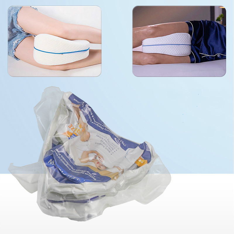 Memory Foam Pillow Pregnancy Body Orthopedic Knee Leg Wedge Foot Cushion for Side Relief Lying Support Cushion Legs Hip Pain