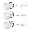 UR SUGAR 15ml Acrylic Powder Pink Clear White Carving Extension 3 in 1 Polymer Powder French Tips Nail Art Glitter Powder