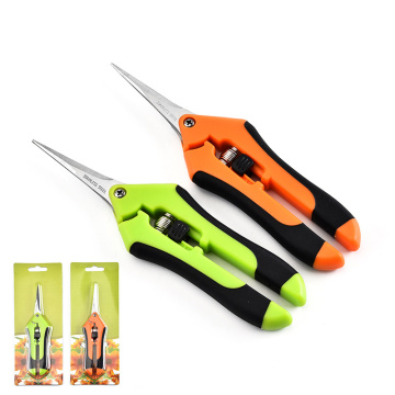 Garden Pruning Shears Stainless Steel Pruning Tools Hand Pruner Cutter Grape Fruit Picking Weed Household Potted Branches Pruner