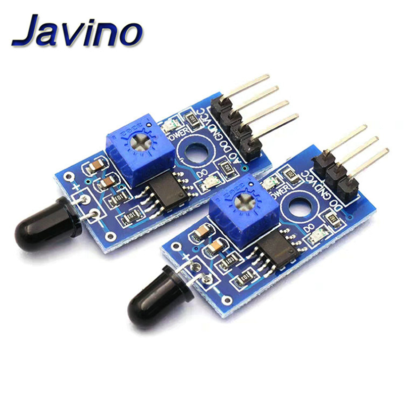 LM393 3/4 Pin IR Flame Detection Sensor Module Fire Detector Infrared Receiver Module for arduino Diy Kit