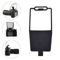 Worldwide Camera Flash Diffuser Softbox Black Clear Reflector for Canon Nikon Yongnuo Speedlite