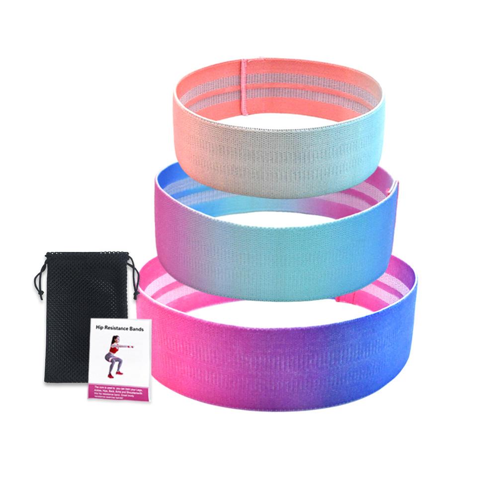 Elastic Bands Resistance Band Squat Hip Belt Fitness Shaping Pull Tension Belt Yoga Expander Mini Band Workout Exercise Bands