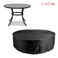 2 Sizes Round Cover Waterproof Outdoor Patio Garden Furniture Covers Rain Snow Chair covers for Sofa Table Chair Dust Proof Cove