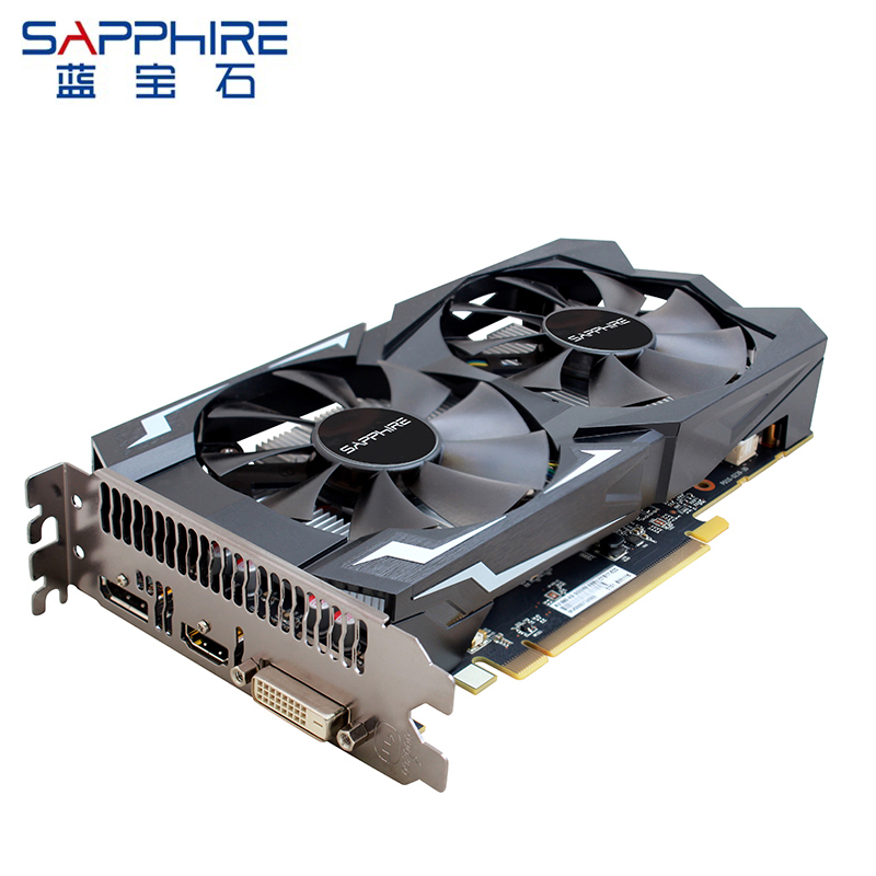 SAPPHIRE AMD Radeon RX 560 4GB 128bit GDDR5 Graphics Card PCI Desktop RX560D Video Card For PC Gaming For Used Cards Gamer