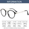 1 PC New Hot Unisex Glasses Ultralight Round Metal Frame Eyeglasses Vintage Flat Mirror Eyewear Optical Spectacle Frames