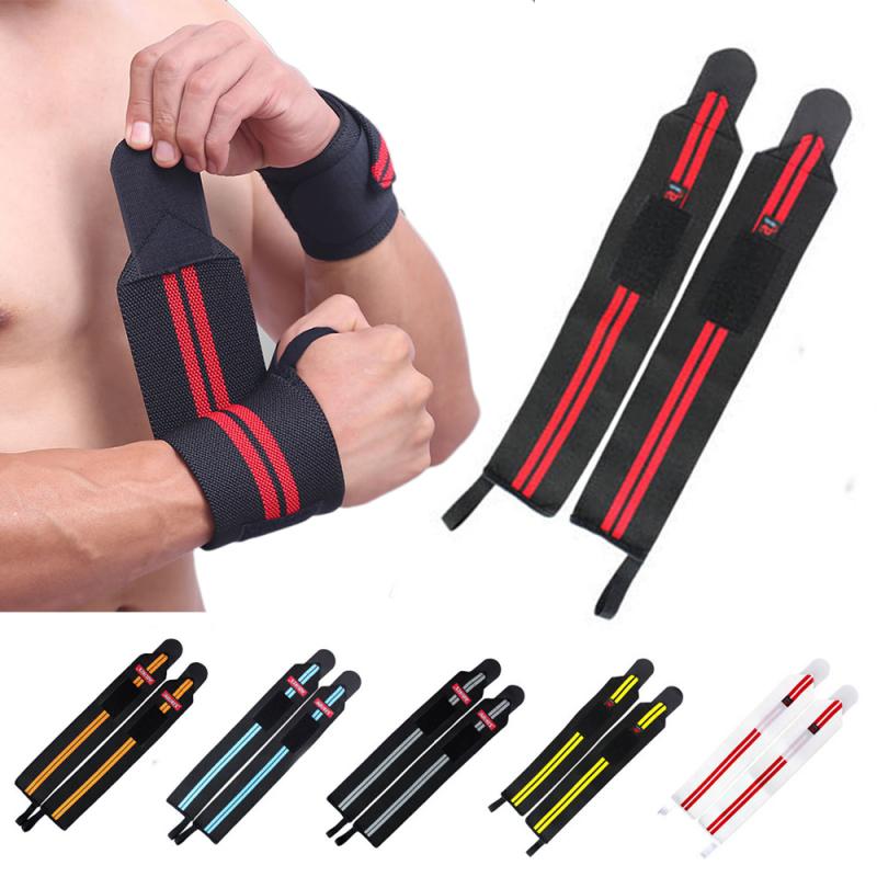 1/2pcs Wrist Thumb Brace Strap Power Weight Lifting Hand Wrap Support Gym Training Wrist Support Sports Accessories