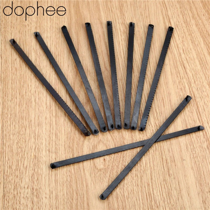 dophee 150mm 6-inch Mini Serra Hacksaw Blade Stainless Steel Hand Saw Blade Sierra Frame Gereedschap Houtbewerking Testere 10pcs