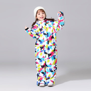 New Winter -30 temperature Kids Piece Ski Suit Children Brands Waterproof Warm Girls Snow Jacket Ski And Snowboard Jacket Child