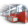 Non stick pan surface painting production line