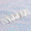 1jar Fine Iridescent Holographic Sprinkle Nail Glitters Bar Glitter Stripes Lace Confetti Holographic Glitters AB color