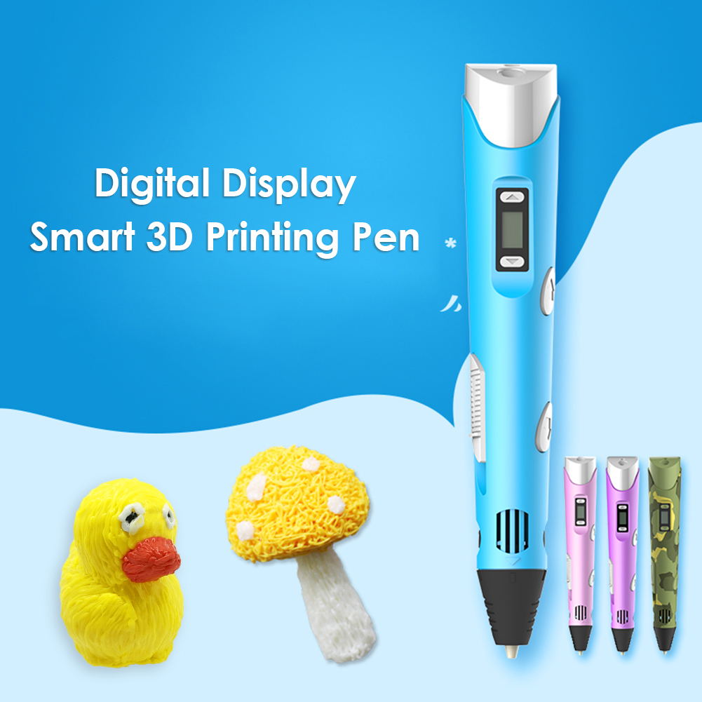 USB Powered 3D Printing Pen for Kids 3D Pens with Filament Kit Drawing Painting Graffiti Tool Stationery Creative Gift