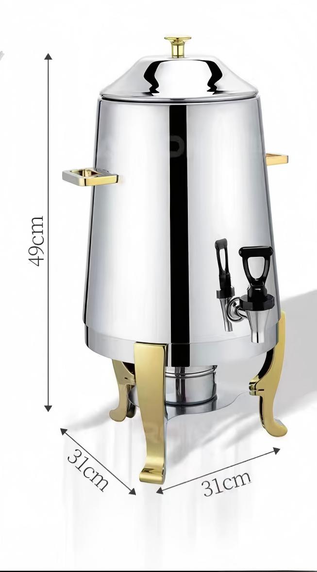 Elegant Stainless Steel Beer Keg.