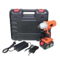 19800mah 168V Cordless Brushless Electric Wrench Stepless Speed Adjustable Electric Tool with LED Light Rechargeable Battery