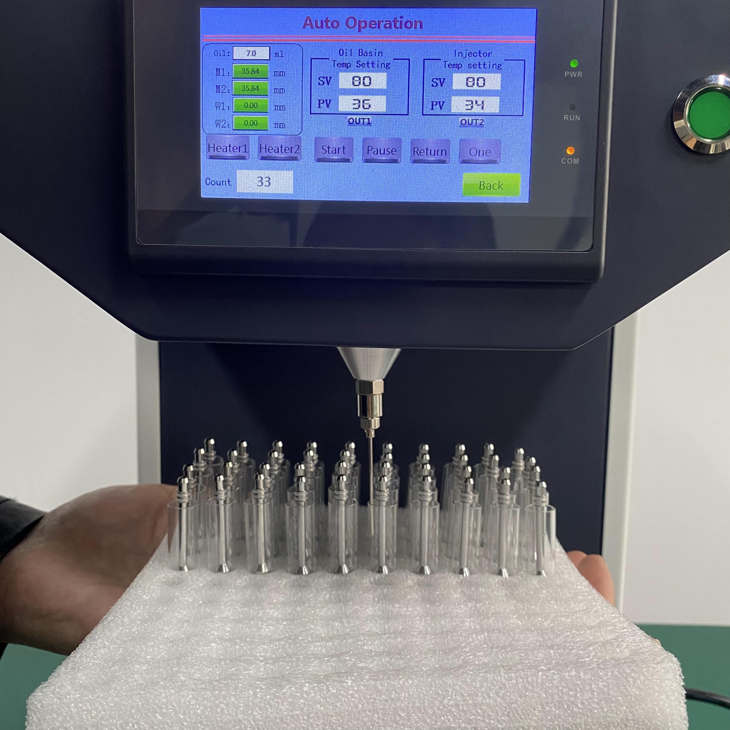 semi-automatic cbd oil cartridge filling machine