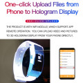 3D Hologram Projector 3D Holographic Display 42/56/65/85/100CM Advertising LED Fan 3D Imaging Naked Eye Logo Projector Shop Sign