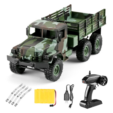 Remote Control Truck Off-road Vehicle Camouflage Children Simulation Gift Toy Model LED Lights RC Car Kids Four Channel