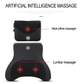 Car Massage Neck Support Pillow Seat Back Support Headrest Pillow Simulation Human Massage Travel Pillow Accessories