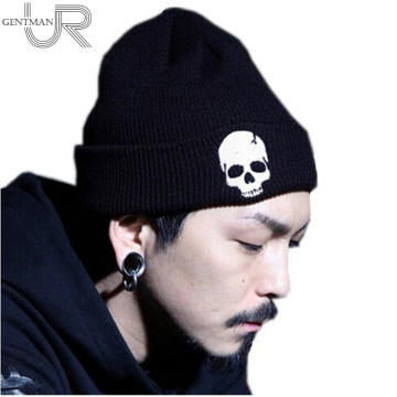 Hot Selling Unisex Acrylic Knitted Hat Winter Hats Skull Style Skullies & Beanies For Woman And Man 3 Colors Warm Winter Cap
