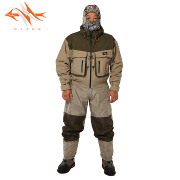 2018 Sitex men's Fly Fishing Jacket Waterproof Fishing Wader Jacket Clothes Breathable Hunting clothing Wading Jacket