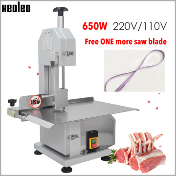 XEOLEO Bone sawing machine Bone cutting machine Frozen meat cutter Commercial cut Trotter/Ribs/Fish/Meat/Beef machine 110V/220V
