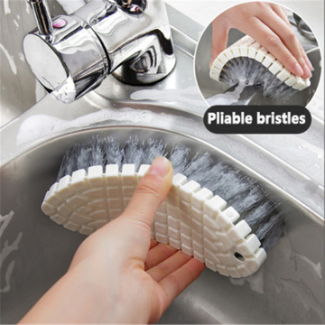 2020 Universal Cleaning Brushes Kitchen Bendable Scrub Brush Household Accessories for Dishes Utensil Bathtub Shoes
