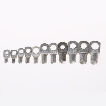 10/50/100pcs SC16-6 Tinned Copper Lug Cable Eyelets Batteries Ring Connector Terminal 16mm2 Wire 8mm Bolt Hole